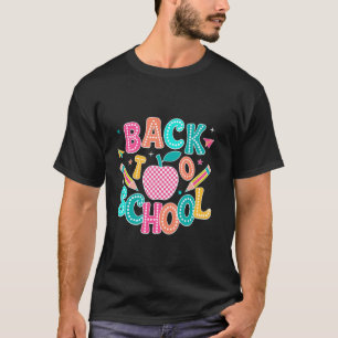 T-shirt Retour à l'école drôle heureux premier jour enseig