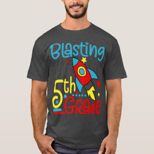 T-shirt Retour À L'École En 5E Année Espace R