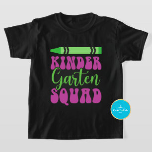 T-Shirt Retour à l'école Enfants Gardergarten Squad T-shir