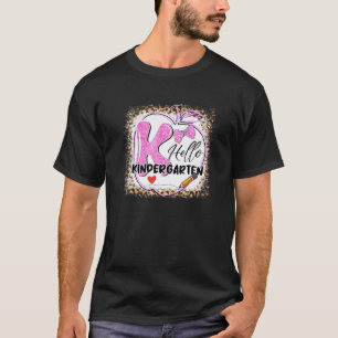 T-shirt Retour à l'école Enseignant Bonjour Maternelle Léo