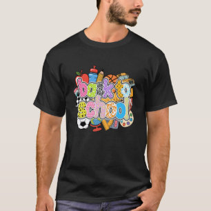 T-shirt Retour à l'école Enseignant Élève Garçons Filles E