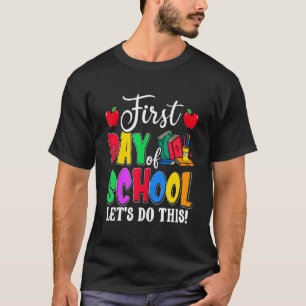 T-shirt Retour à l'école Enseignant Jour de rentrée heureu