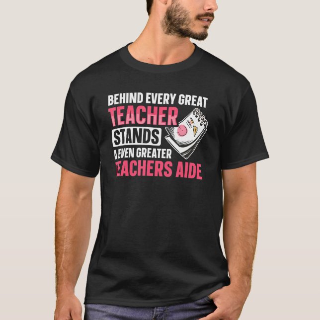 T-shirt Retour à l'école Enseignants Aide pour un enseigna (Devant)