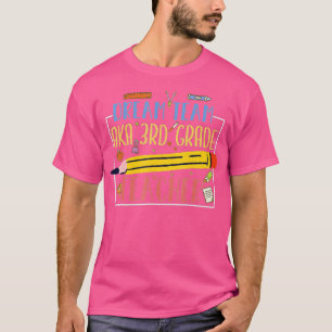 T-shirt Retour À L'École Enseignants De Troisième Année Dr