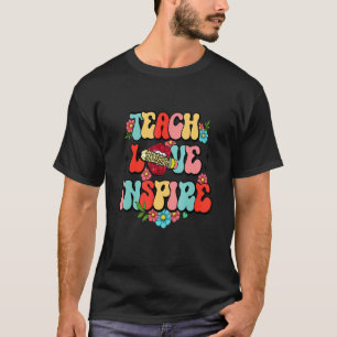 T-shirt Retour À L'École Enseigner L'Amour Inspirer 17