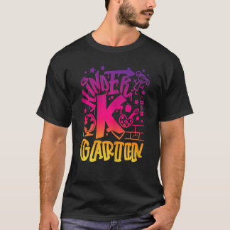 T-shirt Retour à l'école Équipe de maternelle Professeur F
