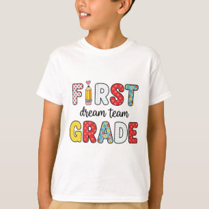 T-shirt Retour à l'école Équipe de rêve de première année