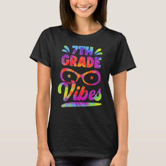 T-shirt Retour À L'École Étudiante Vibes De 7e Année