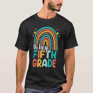 T-shirt Retour À L'École Étudiants Enseignant Oh Hey Cinqu