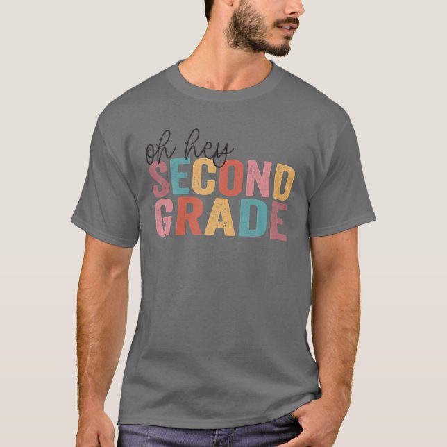 T-shirt Retour À L'École Étudiants Professeur Oh Hey 2E Se (Devant)
