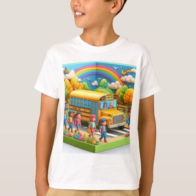 T-shirt Retour à l'école Fierté Garçons (Devant)