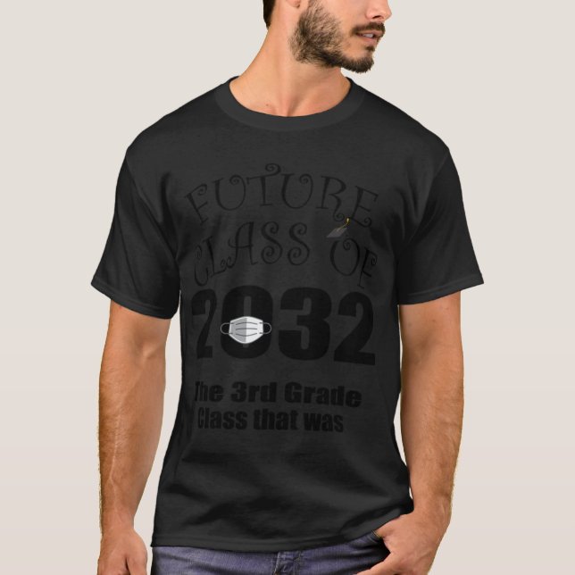 T-shirt Retour à l'école Future promotion de 2032 (Devant)