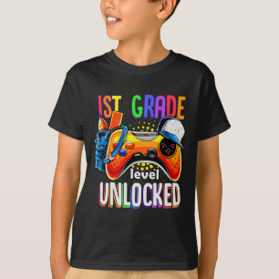 T-shirt Retour À L'École Gamepad 1ère Classe Unloc