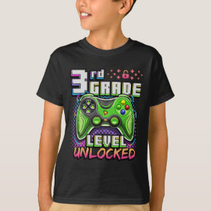 T-shirt Retour à l'école garçon 3e année joueur jour de la