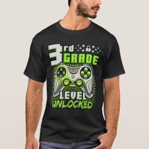 T-shirt Retour à l'école garçon 3e année joueur jour de la