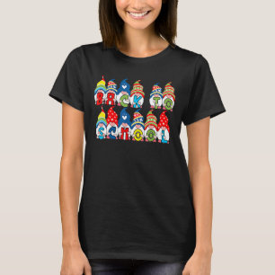 T-shirt Retour à l'école Gnomies Mignon Elfes Ecoliers Ens