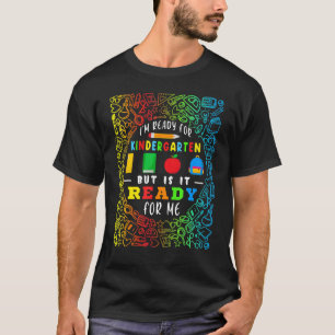T-shirt Retour À L'École Je suis Prêt Pour La Maternelle P