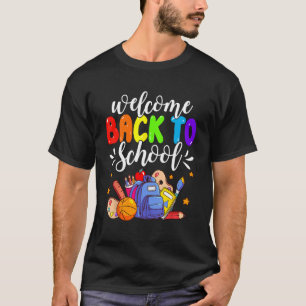 T-shirt Retour À L'École Joyeux Premier Jour D'Enseignants