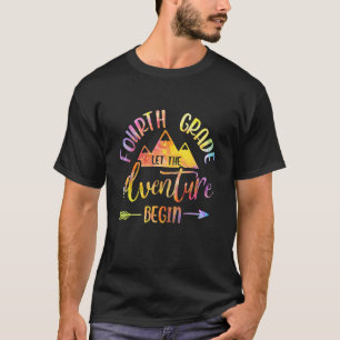 T-shirt Retour À L'École Laisser L'Aventure De Quatrième A