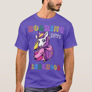 T-shirt Retour à l'école maternelle Unicorn