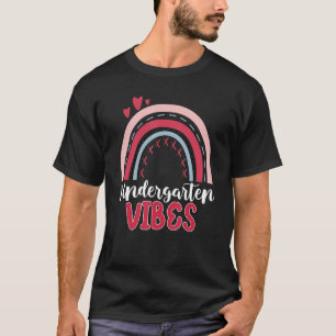 T-shirt Retour À L'École Maternelle Vibes Étudiant Enseign