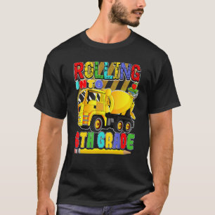 T-shirt Retour À L'École Mélangeur Camion Défilé En 6e Ann