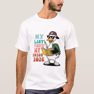 T-shirt Retour À L'École Mon Dernier Premier Jour Senior