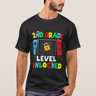 T-shirt Retour à l'école niveau 2e année débloqué pour les