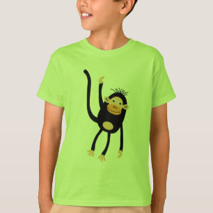 T-shirt Retour À L'École Petit Singe