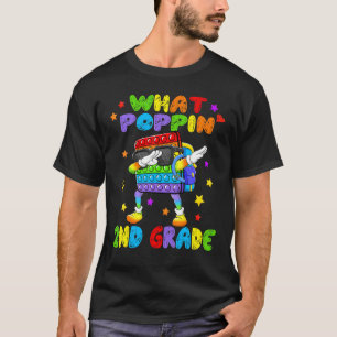 T-shirt Retour À L'École Pop It Fidget Toys What Poppin 2n