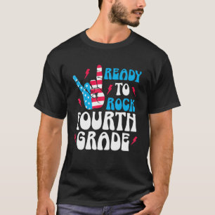 T-shirt Retour À L'École Pour Garçons Prêt À Rocher 4Ème
