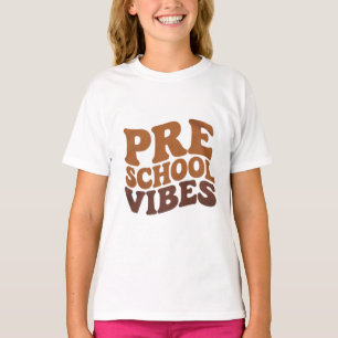 T-shirt Retour à l'école Premier jour de pré-maternelle Gr