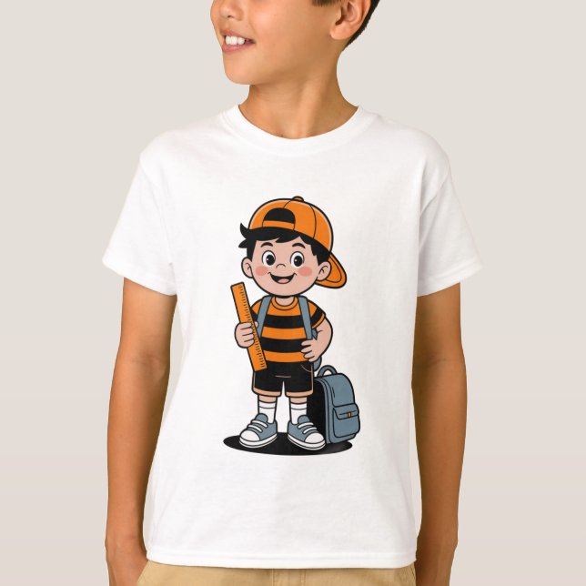 T-SHIRT RETOUR À L'ÉCOLE, PRÉPAREZ-VOUS POUR UNE NOUVELLE  (Devant)
