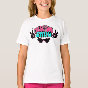 T-shirt Retour à l'école Préscolaire Swag Design Enfant Co