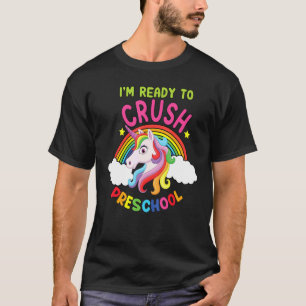T-shirt Retour À L'École Prêt À Écraser La Primaire Unicor