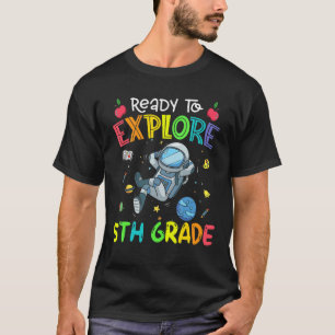 T-shirt Retour À L'École Prêt À Explorer Astron De Cinquiè