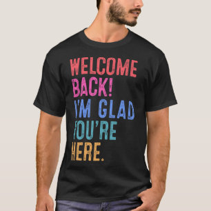 T-shirt Retour à l'école Professeur Bienvenue Retour Je su