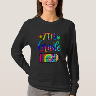 T-shirt Retour à l'école Professeur de 7e année Crayon Ti
