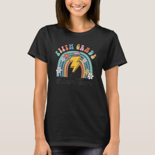 T-shirt Retour à l'école professeur de cinquième année 5e