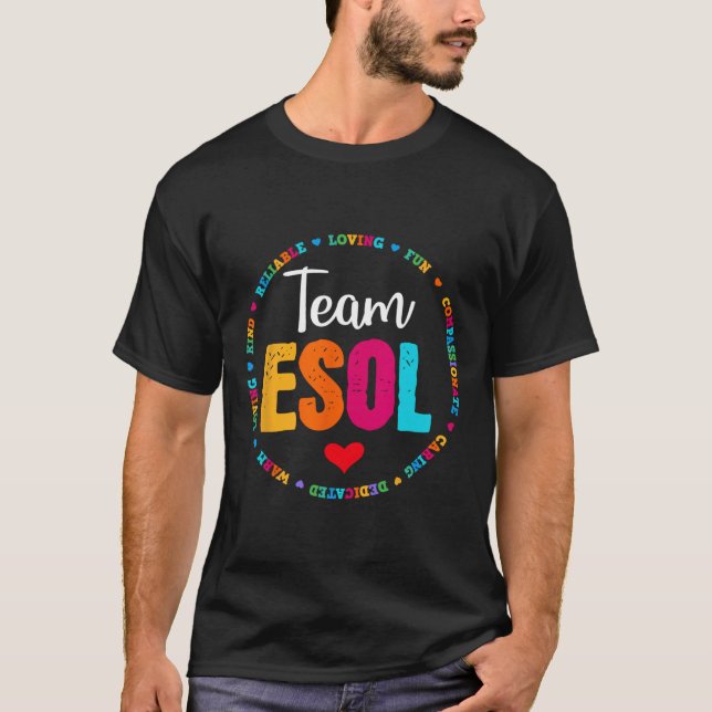 T-shirt Retour à l'école Professeurs Équipe Élèves - Équip (Devant)