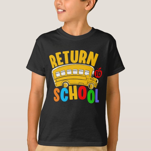 T-shirt Retour à l'école Retour à l'école Cadeaux élèves g (Devant)