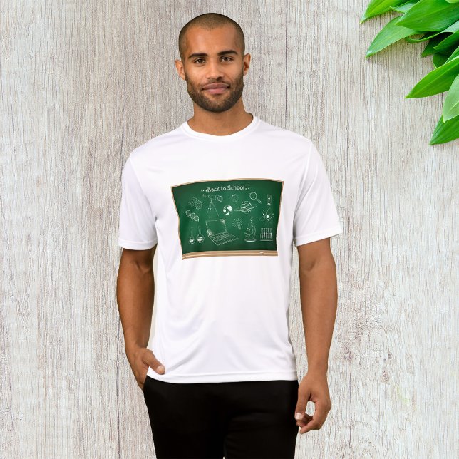 T-shirt Retour à l'école Science Chalkboard Éducation (Créateur téléchargé)