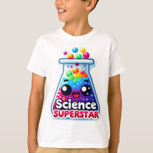 T-shirt Retour à l'école "Science Superstar" Pun