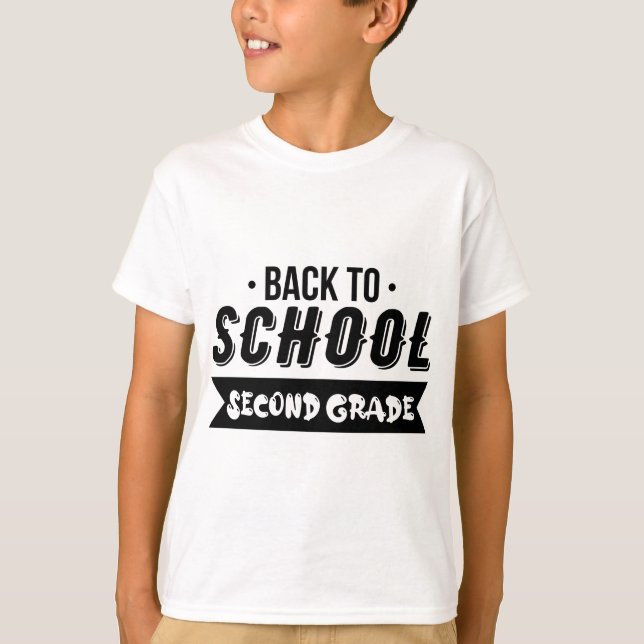T-shirt retour à l'école secondaire (Devant)