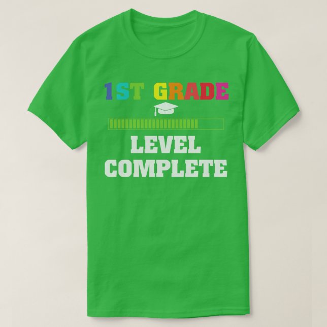 T-shirt Retour à l'école si long 1ère année complète (Design devant)