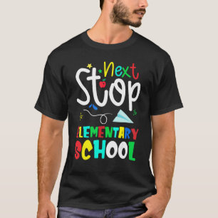 T-shirt Retour À L'École Suivant Arrêter L'École Primaire
