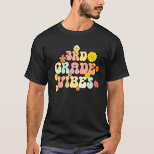 T-shirt Retour à l'école Troisième année Vibes Rétro Ensei