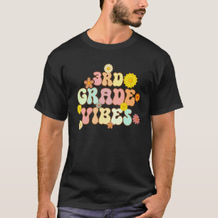T-shirt Retour à l'école Troisième année Vibes Rétro Ensei