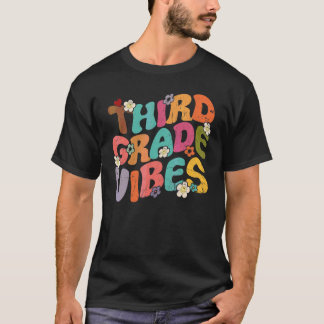 T-shirt Retour à l'école Troisième année Vibes Rétro Ensei