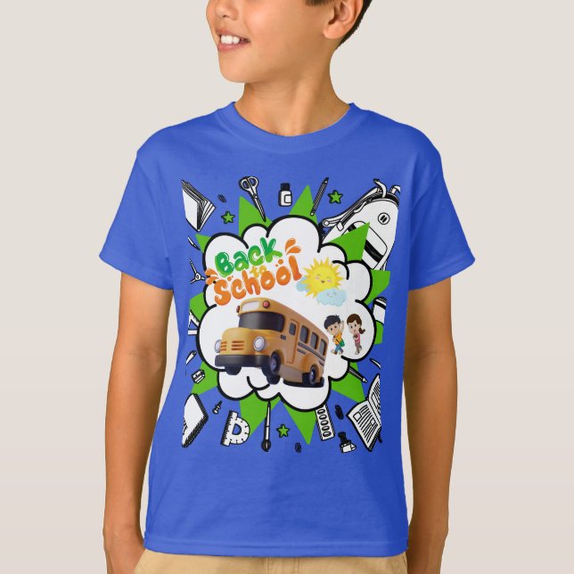T-shirt Retour à l'école Tsirth (Devant)
